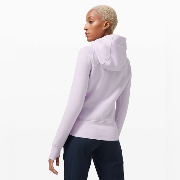 Lululemon Scuba Hoodie *Light Cotton Fleece in Lavender Dew Size 8 - Picture 2 of 8